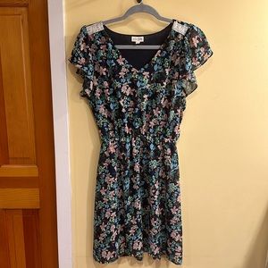 Maison Jules floral mini  dress